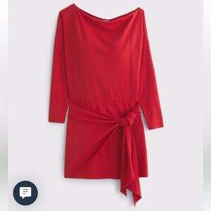 Abercrombie draped mini dress